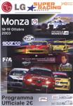 Programme cover of Monza, 19/10/2003
