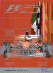 Programme cover of Monza, 10/09/2000