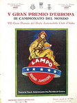 Programme cover of Monza, 11/09/1927