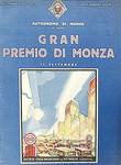 Programme cover of Monza, 11/09/1932