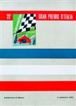 Programme cover of Monza, 05/09/1954