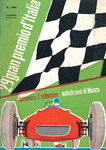Programme cover of Monza, 07/09/1958