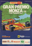 Programme cover of Monza, 07/09/1980