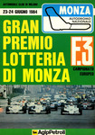 Programme cover of Monza, 24/06/1984