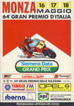 Programme cover of Monza, 18/05/1986