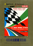 Programme cover of Monza, 07/09/1986