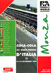 Programme cover of Monza, 08/09/1991