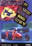 Programme cover of Monza, 07/09/1997