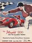 Programme cover of Mosport Park, 24/06/1961
