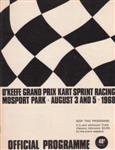 Programme cover of Mosport Park, 05/08/1968