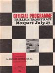 Programme cover of Mosport Park, 27/07/1969