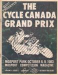 Programme cover of Mosport Park, 09/10/1983