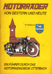 Programme cover of Motorradmuseum Otterbach, 1987
