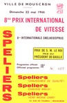 Programme cover of Mouscron, 22/05/1966