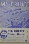Programme cover of Mt. Druitt, 19/09/1954