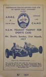Programme cover of Mt. Druitt, 31/03/1957