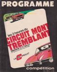 Programme cover of Mt. Tremblant, 21/07/1968