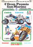 Programme cover of Mugello Circuit, 02/09/1984