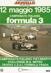 Programme cover of Mugello Circuit, 12/05/1985