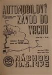Programme cover of Nachod Hill Climb, 10/05/1975