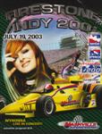 Programme cover of Nashville Superspeedway, 19/07/2003
