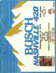 Programme cover of Nashville International Raceway, 14/07/1979