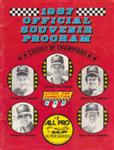 Programme cover of Nashville International Raceway, 18/10/1987