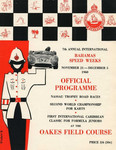 Programme cover of Nassau (Oakes Field Course), 05/12/1960