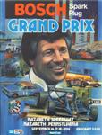 Programme cover of Nazareth Speedway, 18/09/1994