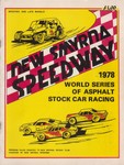 Programme cover of New Smyrna Speedway, 19/02/1978