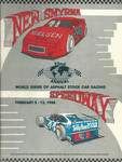 Programme cover of New Smyrna Speedway, 13/02/1988