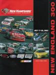 Programme cover of New Hampshire Motor Speedway, 20/07/2003