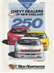 Programme cover of New Hampshire Motor Speedway, 14/10/1990