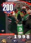 Programme cover of New Hampshire Motor Speedway, 28/06/1998