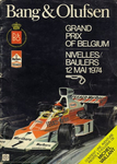 Programme cover of Nivelles-Baulers, 12/05/1974