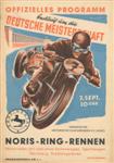 Programme cover of Norisring, 02/09/1951