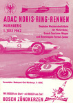 Programme cover of Norisring, 01/07/1962