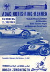 Programme cover of Norisring, 21/07/1963