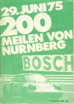 Programme cover of Norisring, 29/06/1975