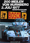 Programme cover of Norisring, 03/07/1977