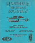 Programme cover of Northern Michigan Dragway, 1990