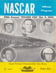 Programme cover of North Wilkesboro Speedway, 03/10/1965