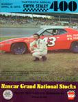 Programme cover of North Wilkesboro Speedway, 08/04/1973
