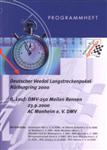 Programme cover of Nürburgring, 23/09/2000