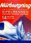 Programme cover of Nürburgring, 14/06/1936