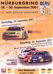 Programme cover of Nürburgring, 29/09/2001