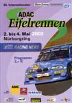 Programme cover of Nürburgring, 04/05/2003