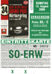 Ticket for Nürburgring, 13/08/2006