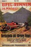 Programme cover of Nürburgring, 29/05/1932