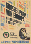 Programme cover of Nürburgring, 01/08/1954